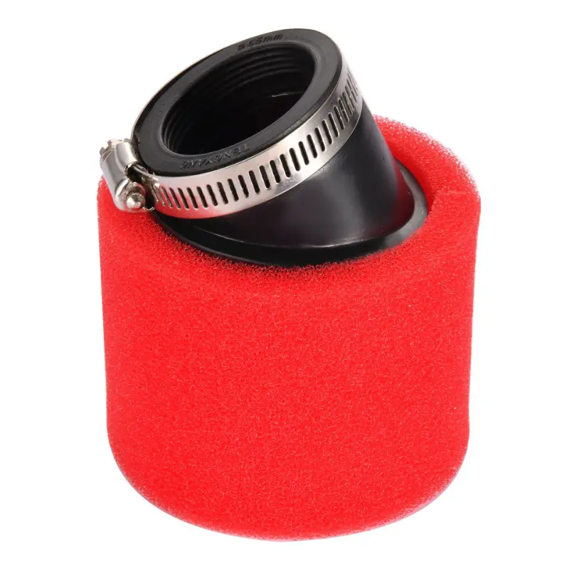45 mm poševni penasti zračni filter, rdeč za motocikel ATV Dirt Bike
